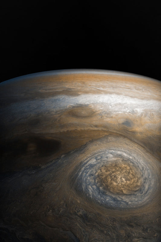 Tempête de Jupiter dans le Grand Nord